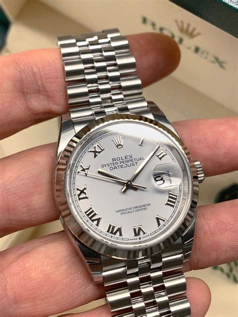 rolex datejust 36 roman numerals jubilee|brand new rolex datejust 36mm.